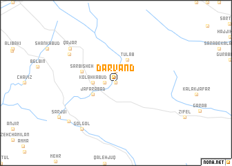 map of Dārvand