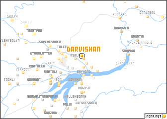 map of Darvīshān