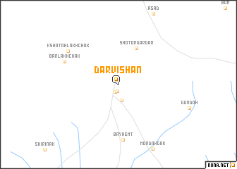 map of Darvīshān