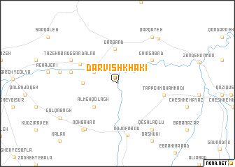 map of Darvīsh Khākī