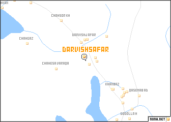 map of Darvīsh Şafar