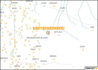 map of Darya Khān Marri