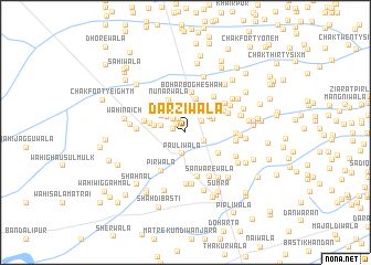 map of Darziwāla