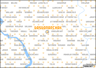map of Dasdonār Chak