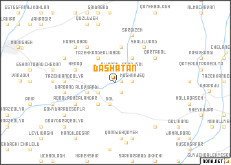 map of Dāsh Ātān