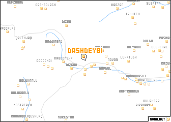 map of Dāsh Deybī