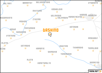 map of Dashino