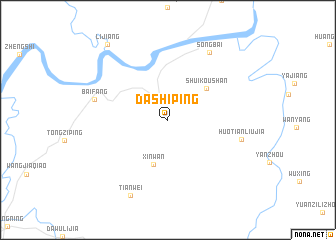 map of Dashiping