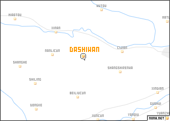 map of Dashiwan