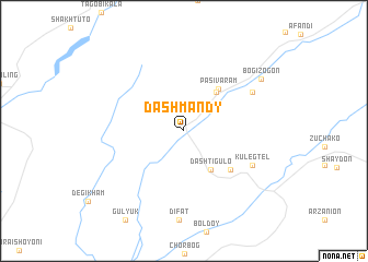 map of Dashmandy