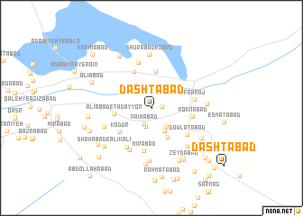 map of Dashtābād