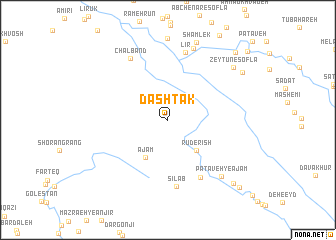 map of Dashtak