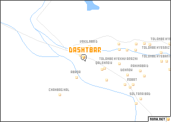 map of Dasht Bar