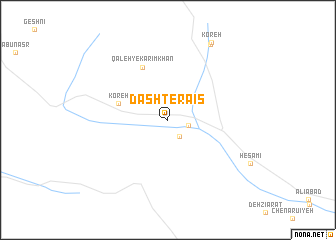 map of Dasht-e Ra\