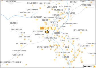 map of Dasht Lū