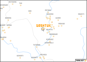 map of Dashtūk
