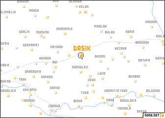 map of Dāsik