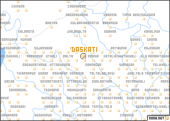 map of Dāskāti