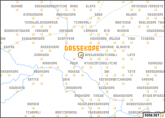 map of Dassékopé