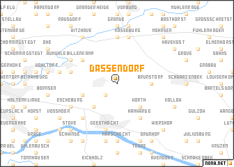 map of Dassendorf