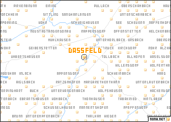 map of Daßfeld