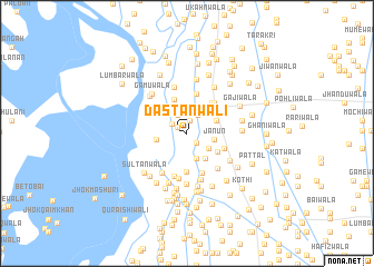 map of Dastānwāli