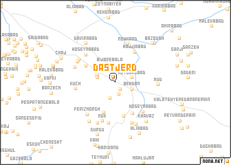 map of Dastjerd