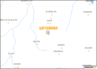 map of Datharān
