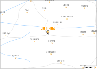 map of Datianji