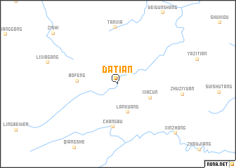 map of Datian