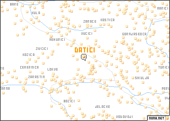 map of Datići