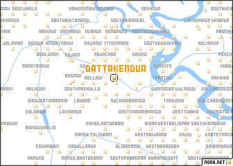 map of Datta Kendua