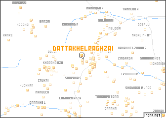 map of Datta Khel Raghzai