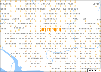 map of Dattapāra