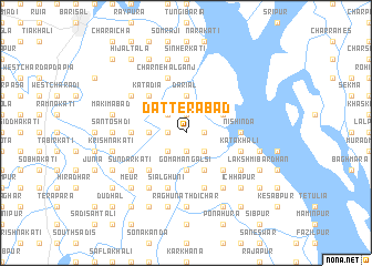 map of Datterābād