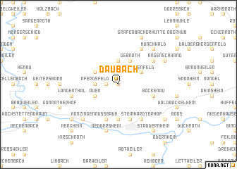 map of Daubach