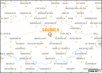 map of Daubach