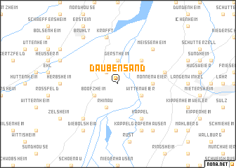 map of Daubensand