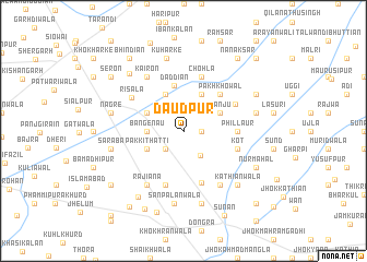 map of Dāūdpur