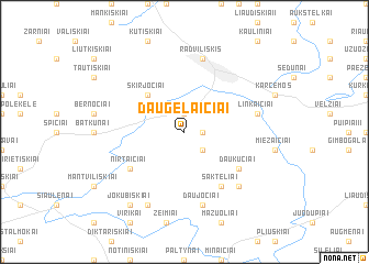 map of Daugėlaičiai