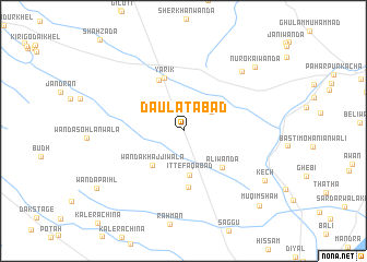 map of Daulatābād