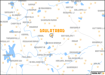 map of Daulatābād
