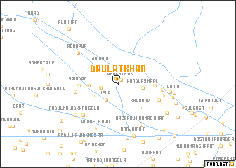 map of Daulat Khān