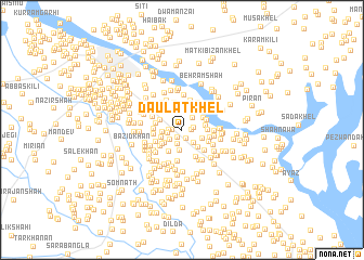 map of Daulat Khel