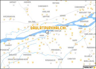 map of Daulatpur Khalchi