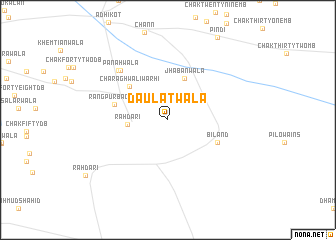 map of Daulatwāla