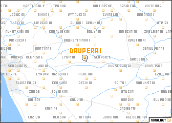 map of Dauperai