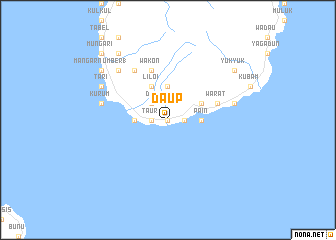 map of Daup