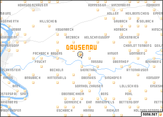 map of Dausenau
