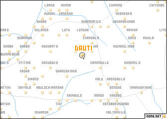 map of Dauti